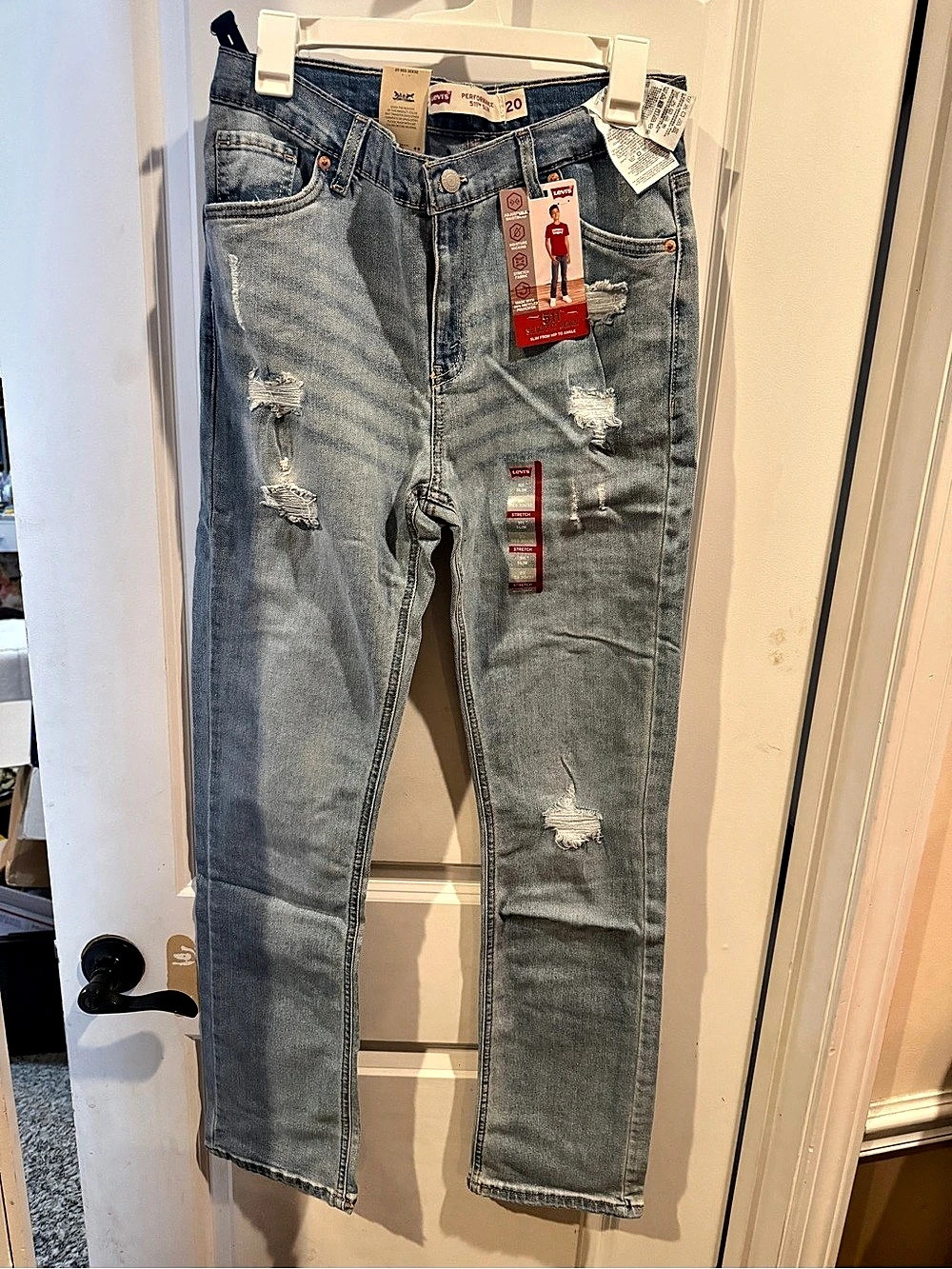 Levi's 511 Slim Men's Blue Jeans Waist 20 NWT